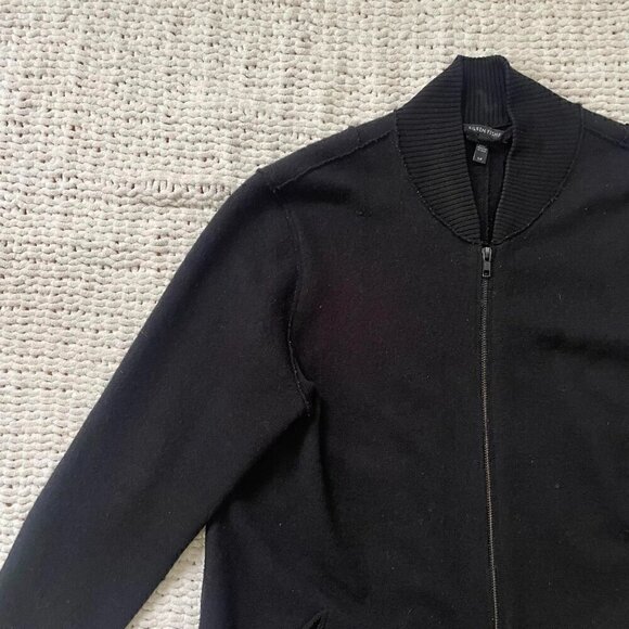 Eileen Fisher Mid Length Wool Jacket - Size Small - Picture 3 of 6